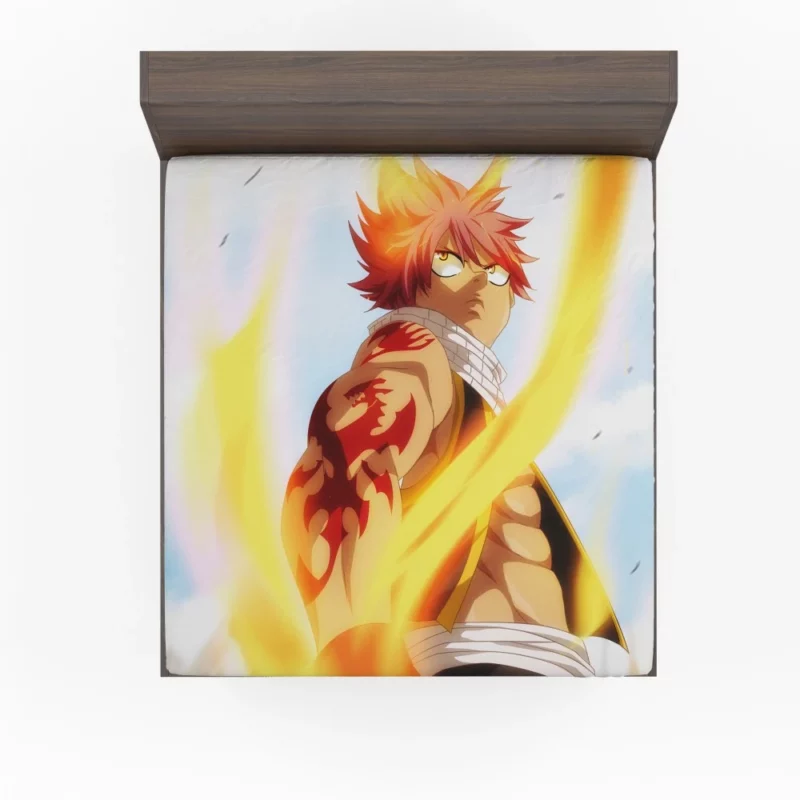 Natsu Dragneel Epic Journey Anime Fitted Sheet