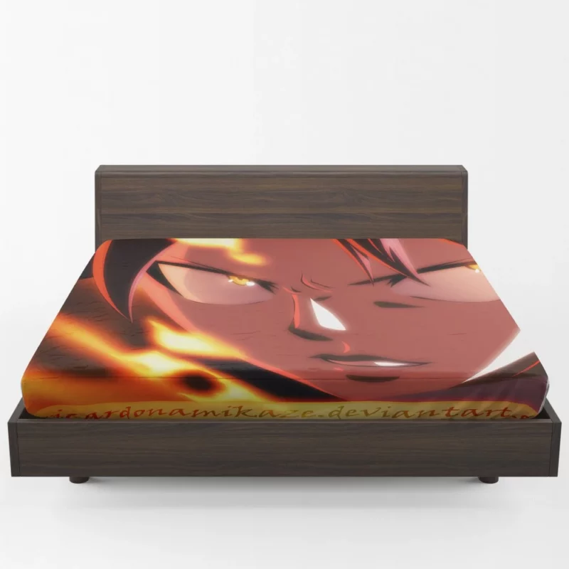 Natsu Dragneel Fiery Quest Anime Fitted Sheet 1