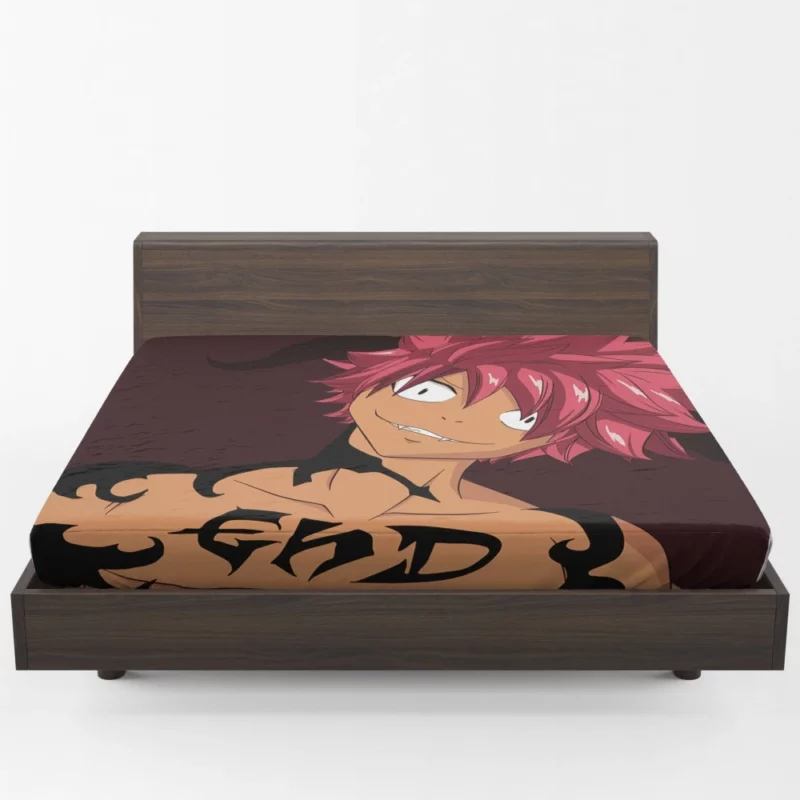 Natsu Dragneel Heroic Tale Anime Fitted Sheet 1