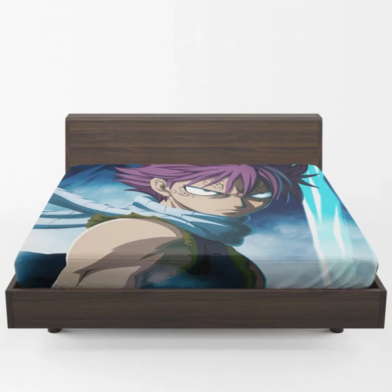 Natsu Dragneel Igniting Courage Anime Fitted Sheet 1