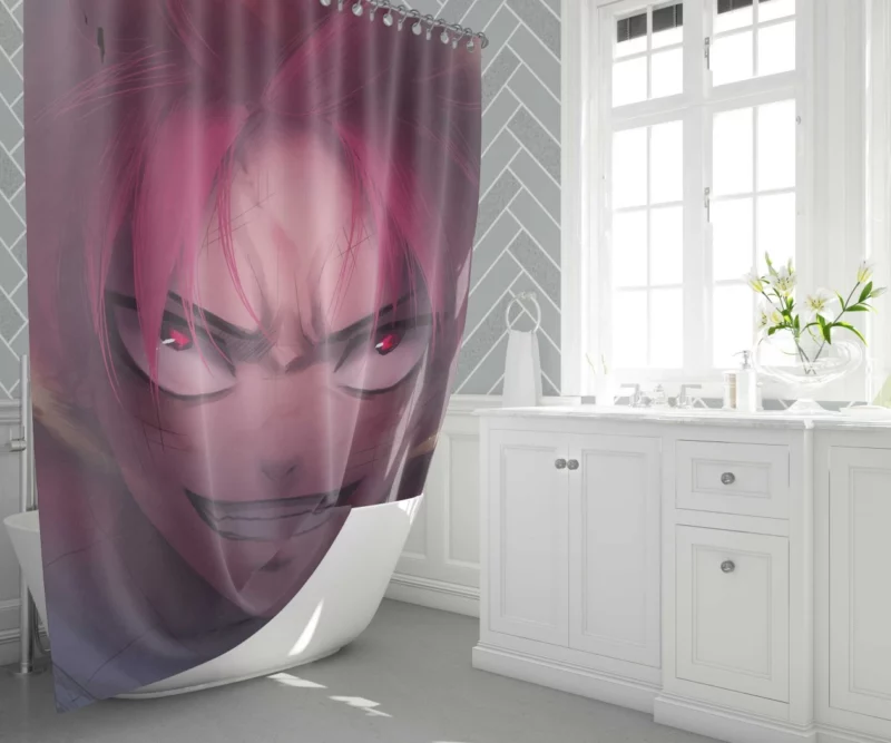 Natsu Dragneel Legacy Anime Shower Curtain 1