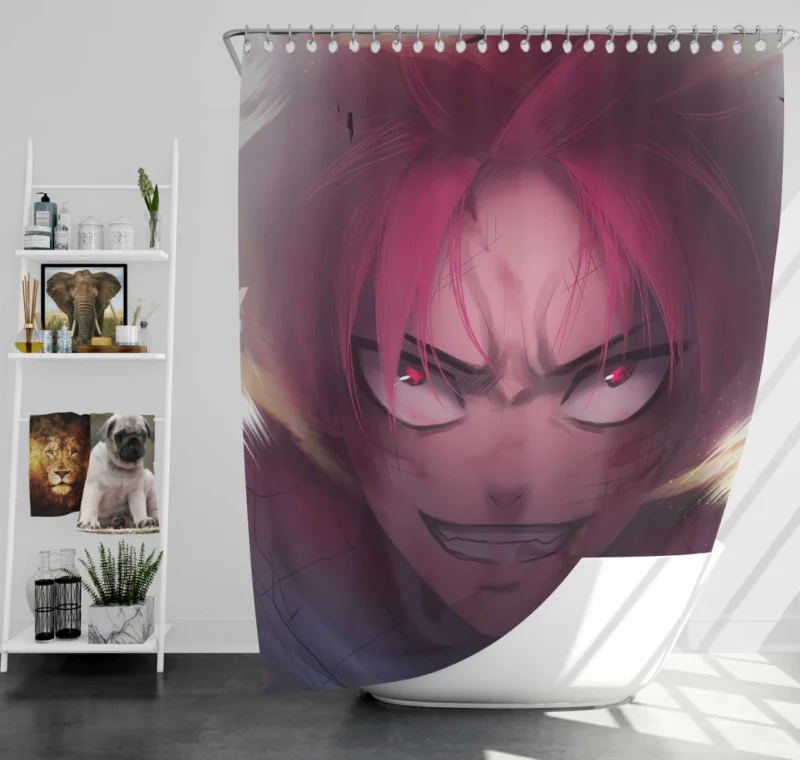 Natsu Dragneel Legacy Anime Shower Curtain