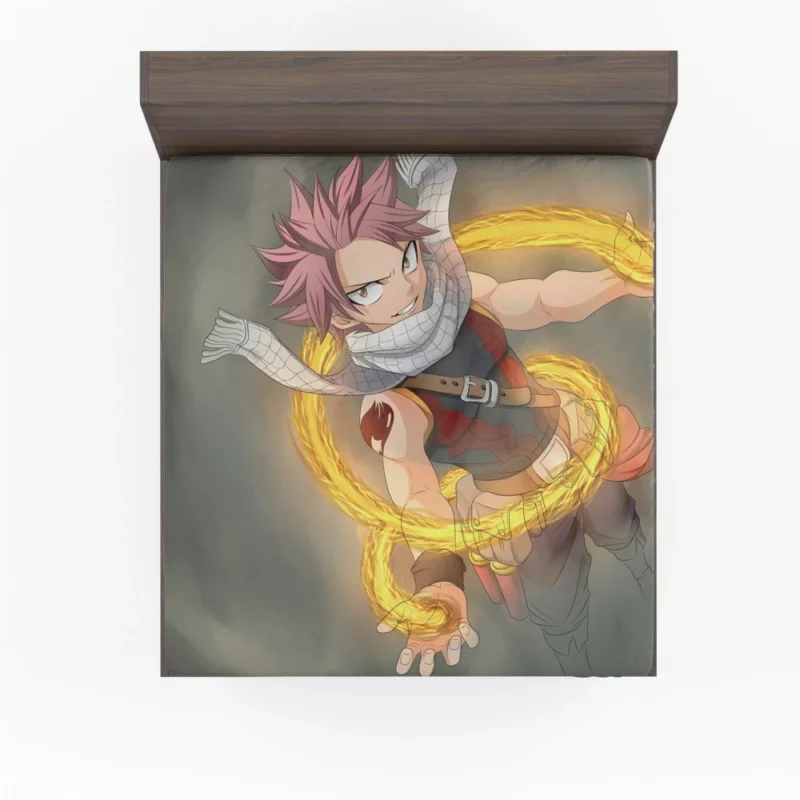 Natsu Dragneel Unforgettable Tale Anime Fitted Sheet