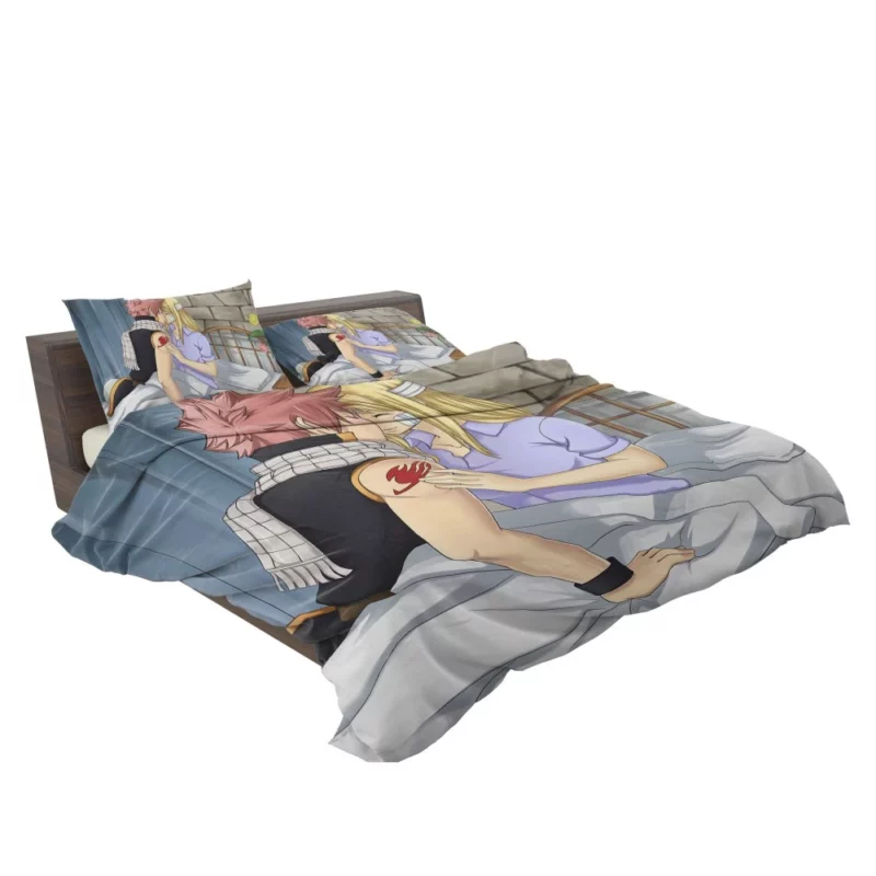 Natsu Dragneel and Lucy Heartfilia Anime Bedding Set 2