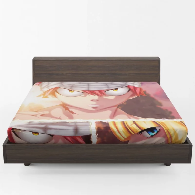 Natsu Dragneel vs Brandish ? Anime Fitted Sheet 1