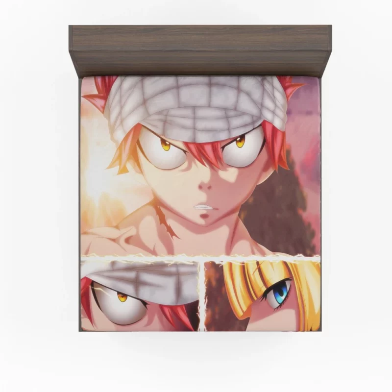 Natsu Dragneel vs Brandish ? Anime Fitted Sheet