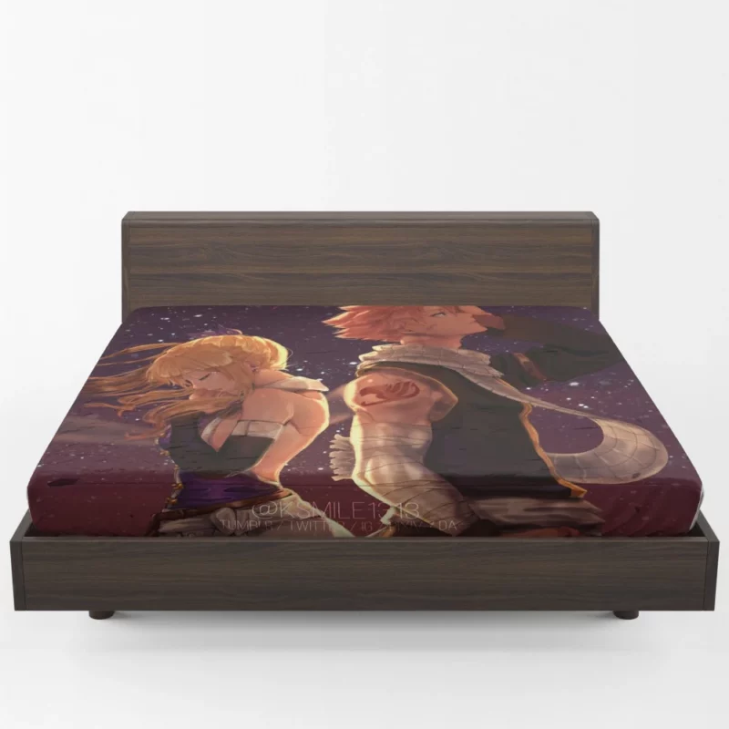 Natsu & Lucy Bond Anime Fitted Sheet 1