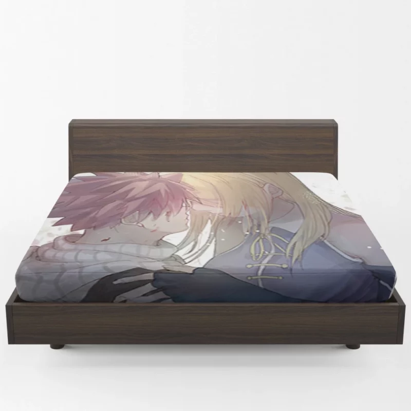 Natsu & Lucy Journey Anime Fitted Sheet 1