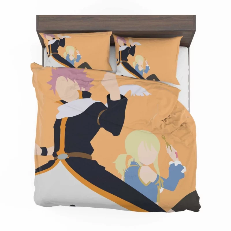 Natsu and Lucy Adventures Anime Bedding Set 1