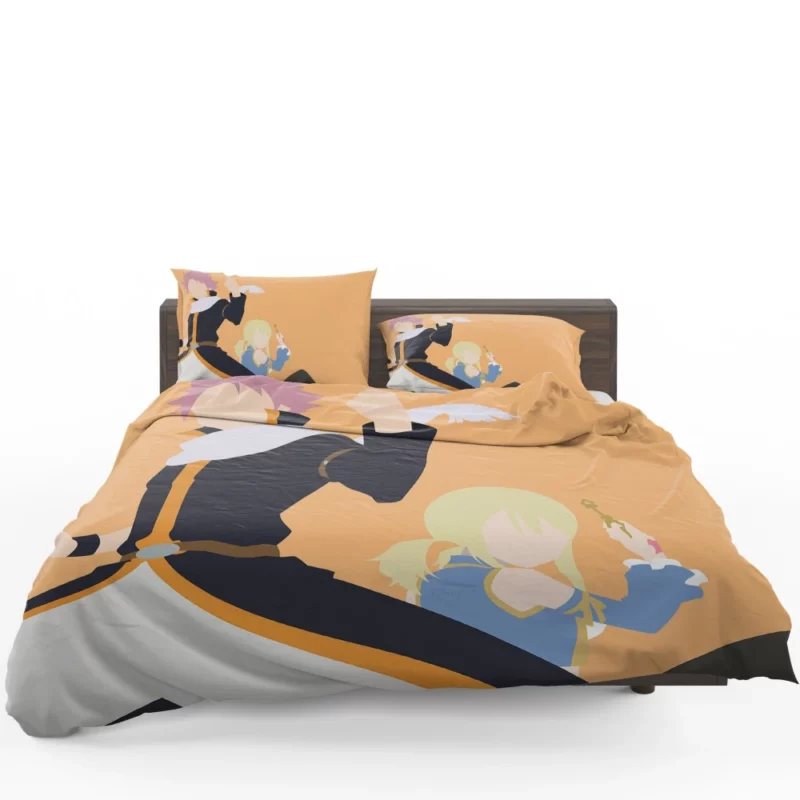 Natsu and Lucy Adventures Anime Bedding Set