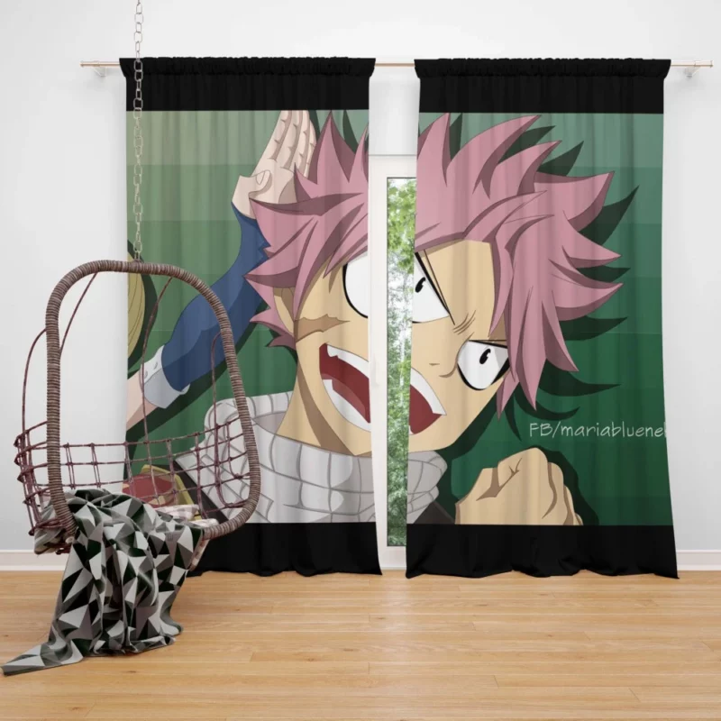 Natsu and Lucy Eternal Friendship Anime Curtain