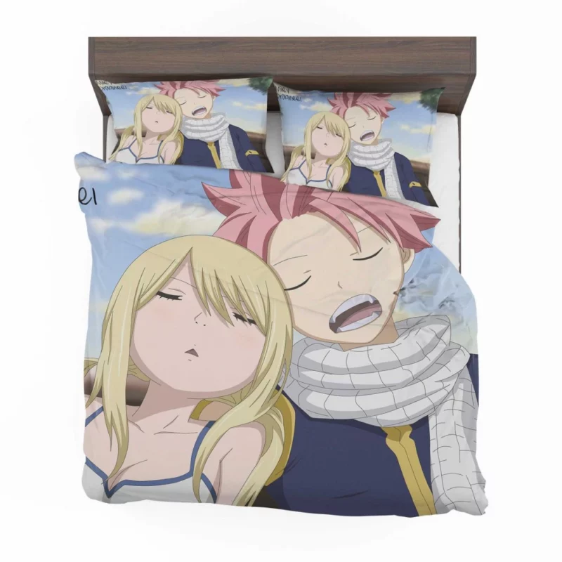 Natsu and Lucy Unbreakable Bond Anime Bedding Set 1