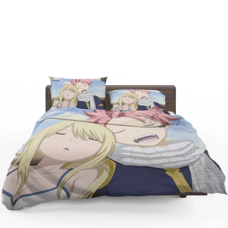 Natsu and Lucy Unbreakable Bond Anime Bedding Set