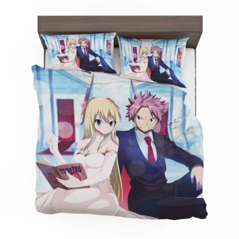 Natsu and Lucy Unbreakable Team Anime Bedding Set 1