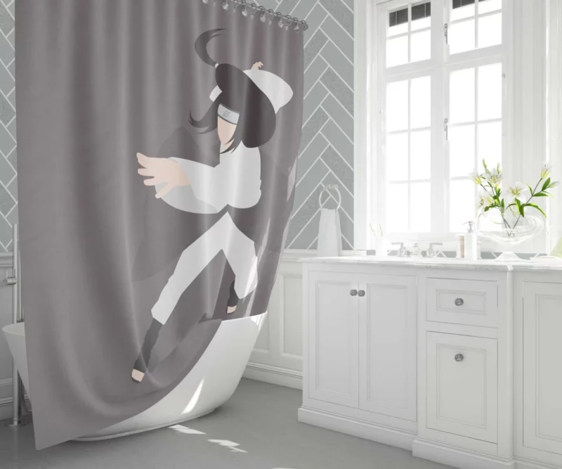 Neji Hy?ga Byakugan Master Anime Shower Curtain 1