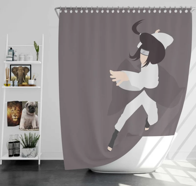 Neji Hy?ga Byakugan Master Anime Shower Curtain