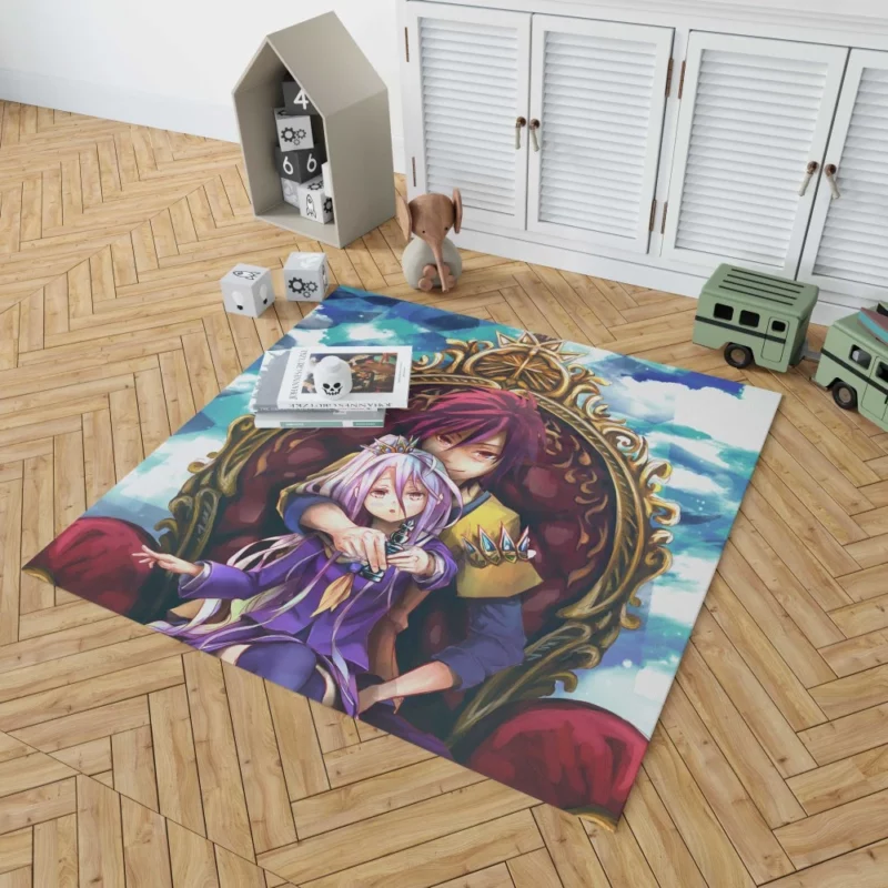 No Game No Life Siblings Adventure Anime Rug 1