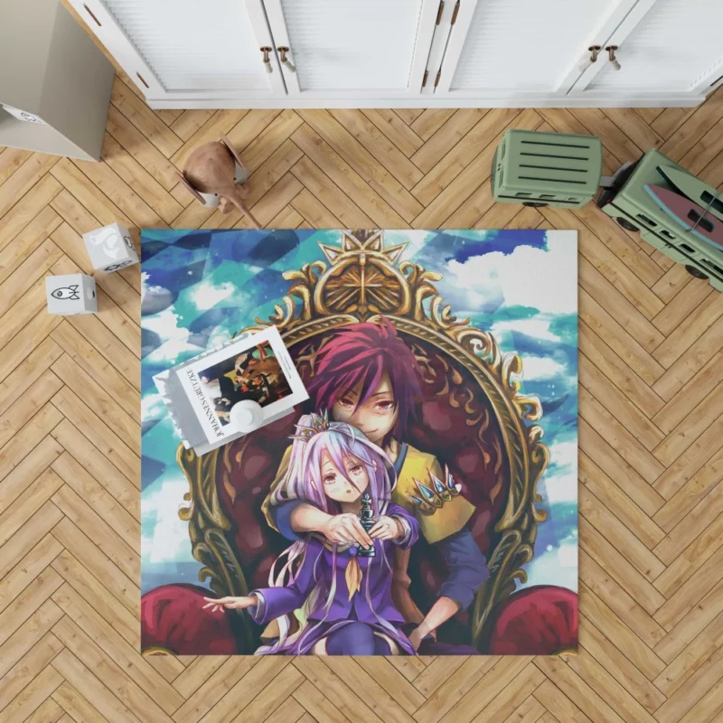 No Game No Life Siblings Adventure Anime Rug