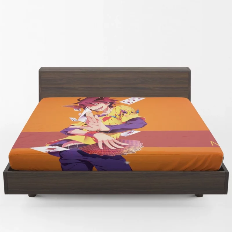 No Game No Life Sora Quest Anime Fitted Sheet 1