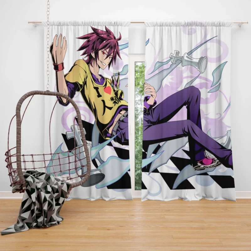 No Game No Life Sora Role Anime Curtain