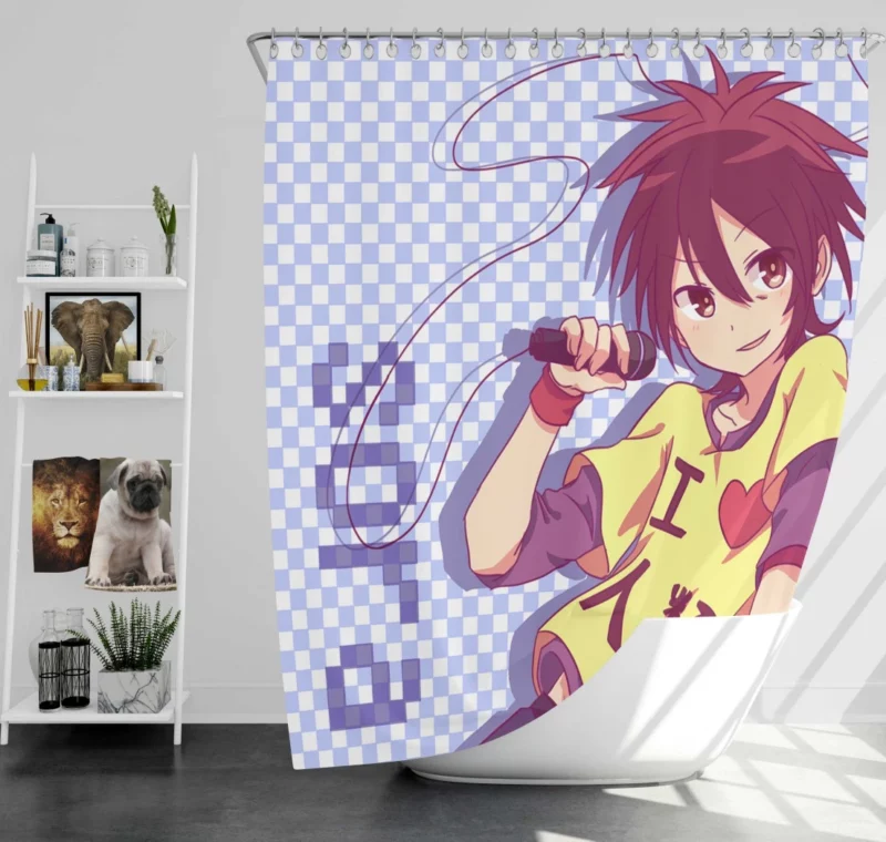 No Game No Life Sora Triumph Anime Shower Curtain