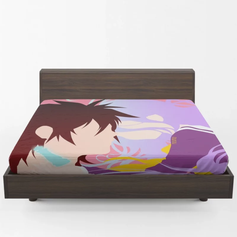 No Game No Life Sora and Shiro Anime Fitted Sheet 1