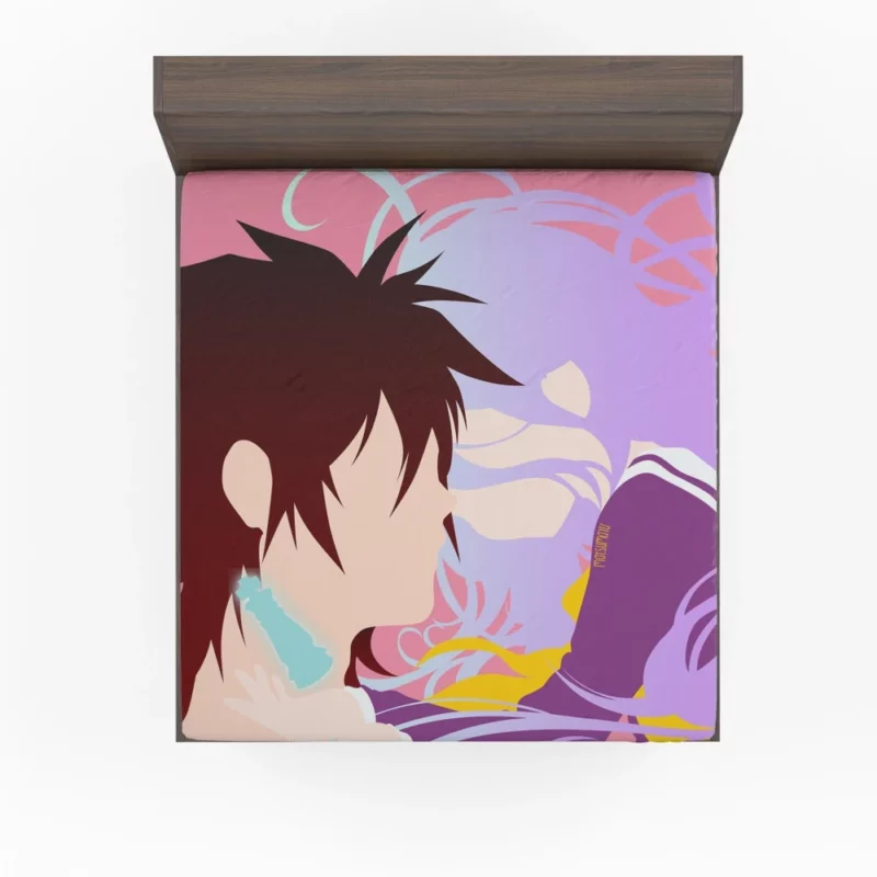 No Game No Life Sora and Shiro Anime Fitted Sheet