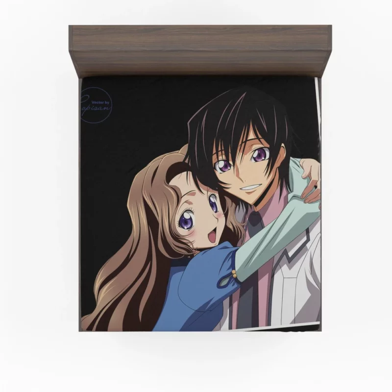 Nunnally & Lelouch Reunion Anime Fitted Sheet