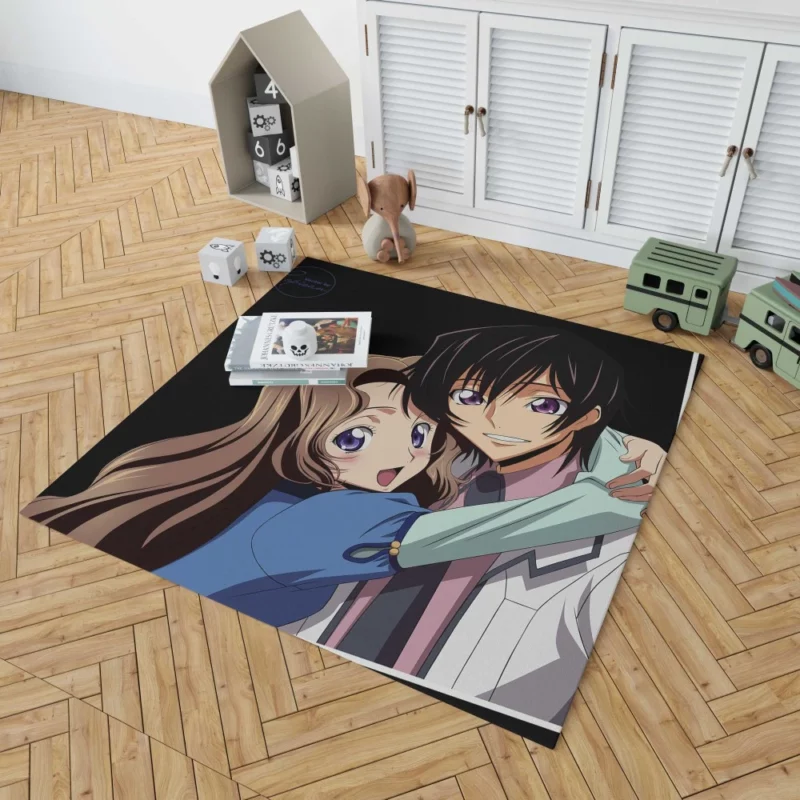 Nunnally & Lelouch Reunion Anime Rug 1