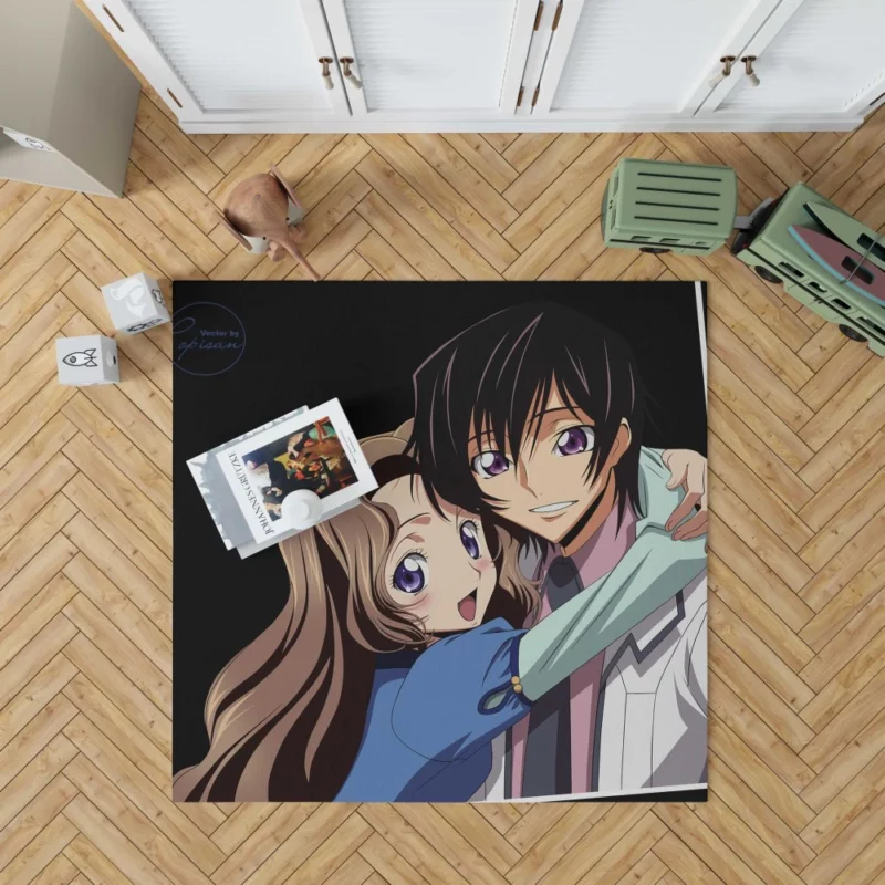 Nunnally & Lelouch Reunion Anime Rug