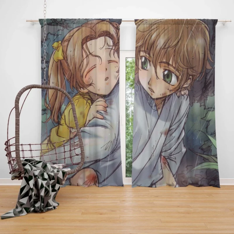 Nunnally Suzaku & Lelouch Anime Curtain