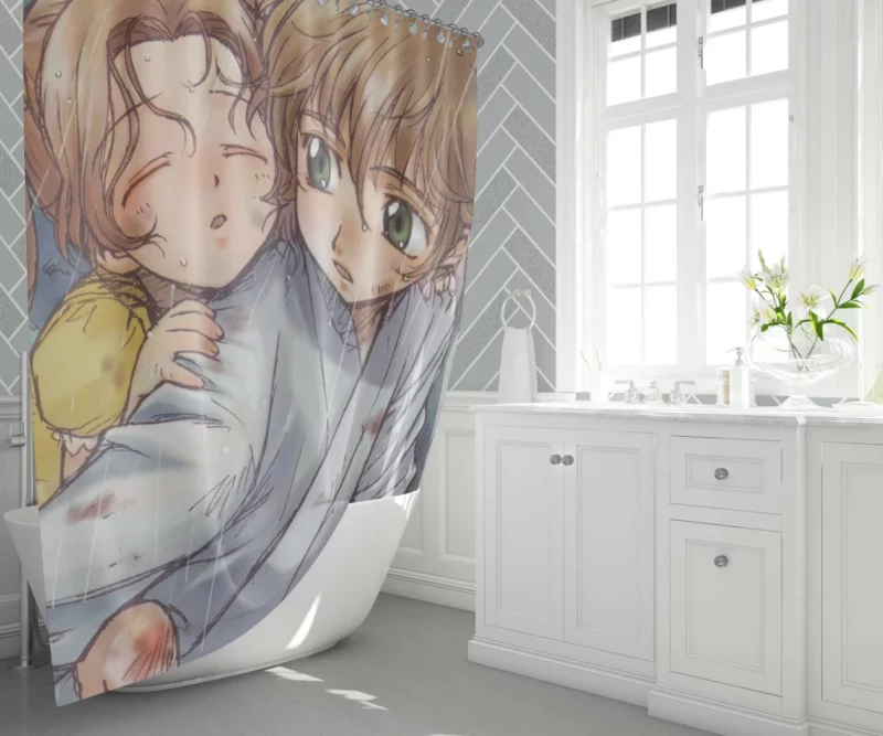 Nunnally Suzaku & Lelouch Anime Shower Curtain 1