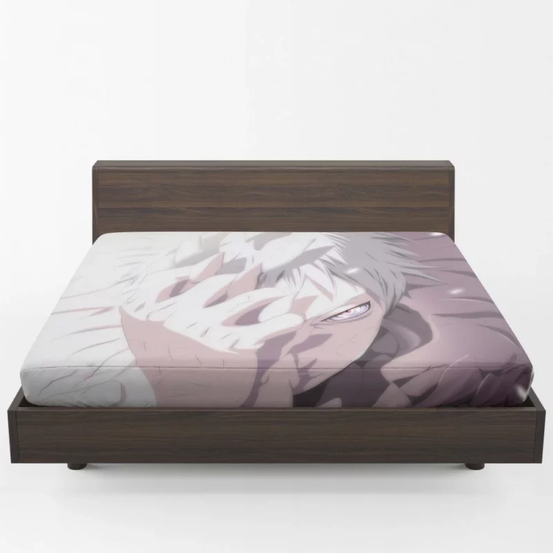 Obito Jinchuriki Tragic Transformation Anime Fitted Sheet 1