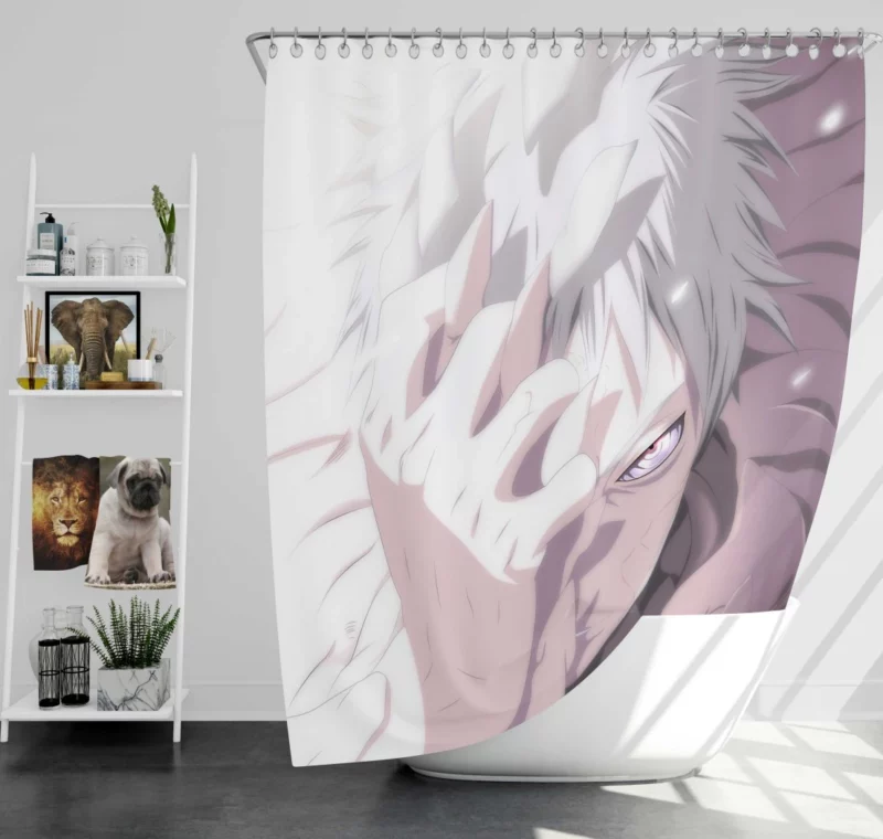 Obito Jinchuriki Tragic Transformation Anime Shower Curtain