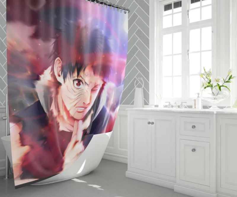 Obito Kamui Dimensional Power Anime Shower Curtain 1