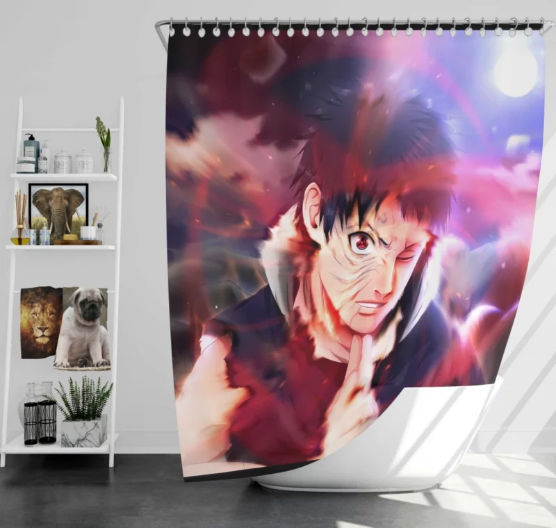 Obito Kamui Dimensional Power Anime Shower Curtain