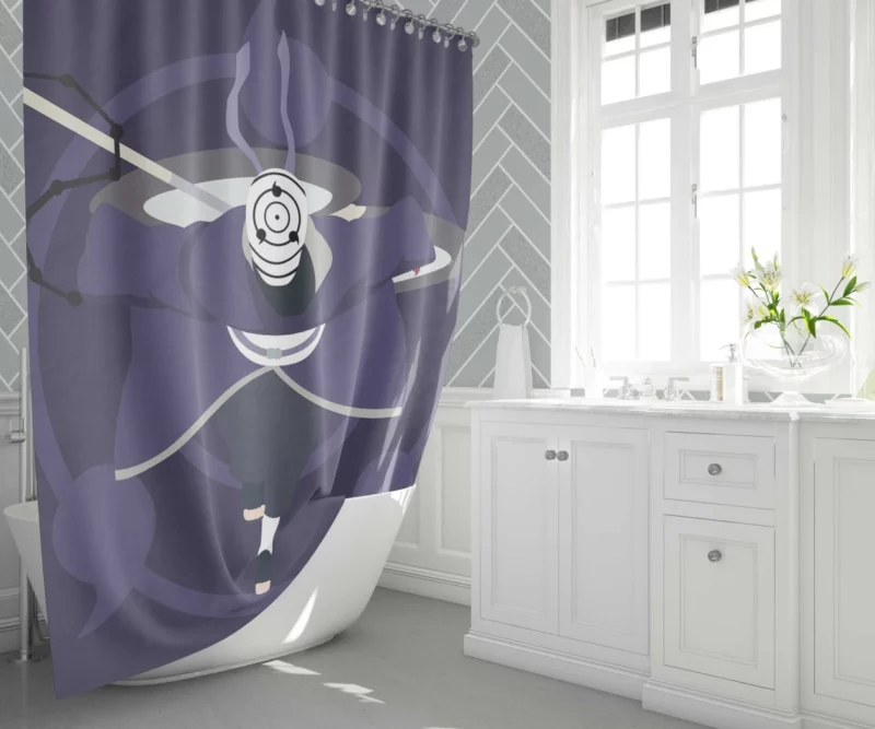 Obito Uchiha Bonds of Fate Anime Shower Curtain 1