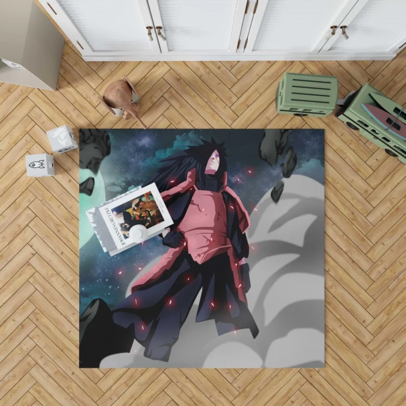 Obito Uchiha Bonds with Madara Anime Rug