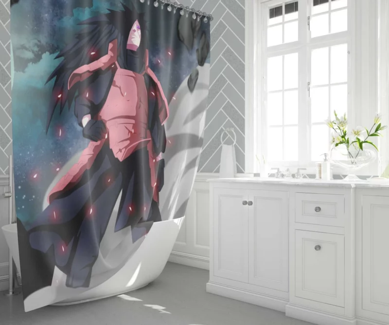 Obito Uchiha Bonds with Madara Anime Shower Curtain 1