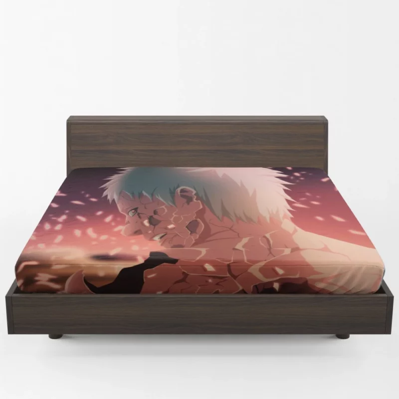 Obito Uchiha Demise Heartache Anime Fitted Sheet 1