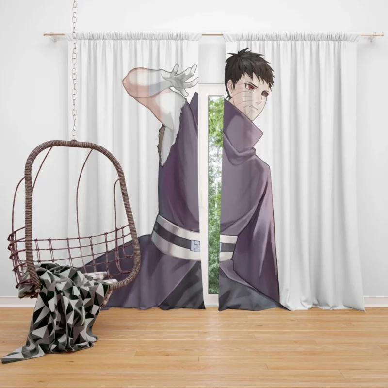 Obito Uchiha Echoes of the Past Anime Curtain