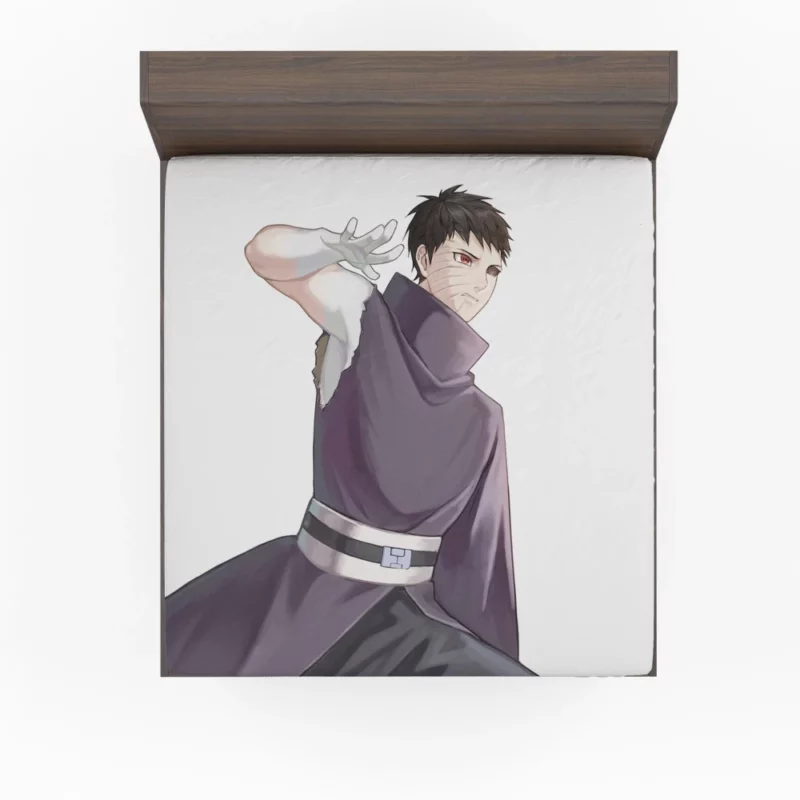 Obito Uchiha Echoes of the Past Anime Fitted Sheet