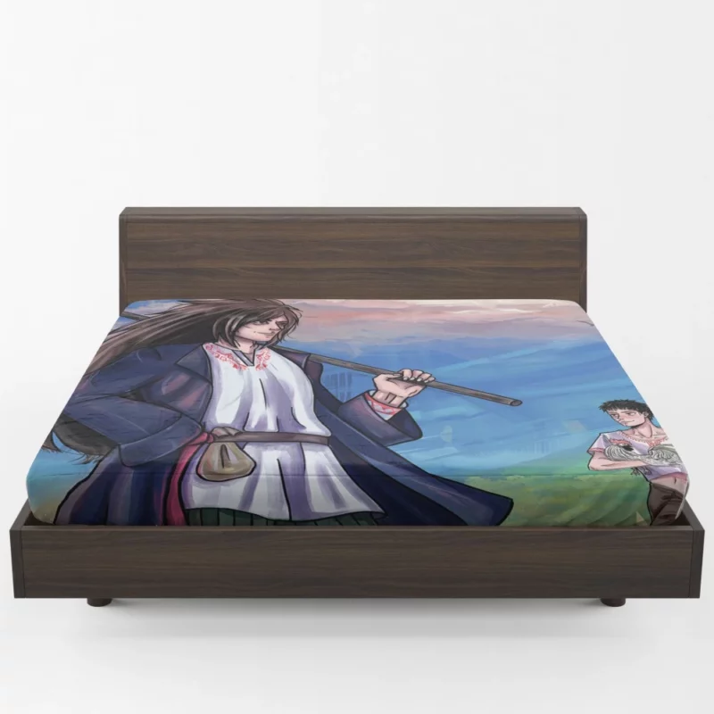 Obito Uchiha Journey with Madara Anime Fitted Sheet 1