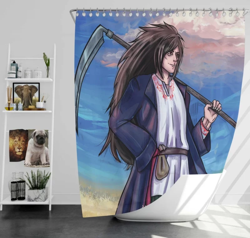 Obito Uchiha Journey with Madara Anime Shower Curtain