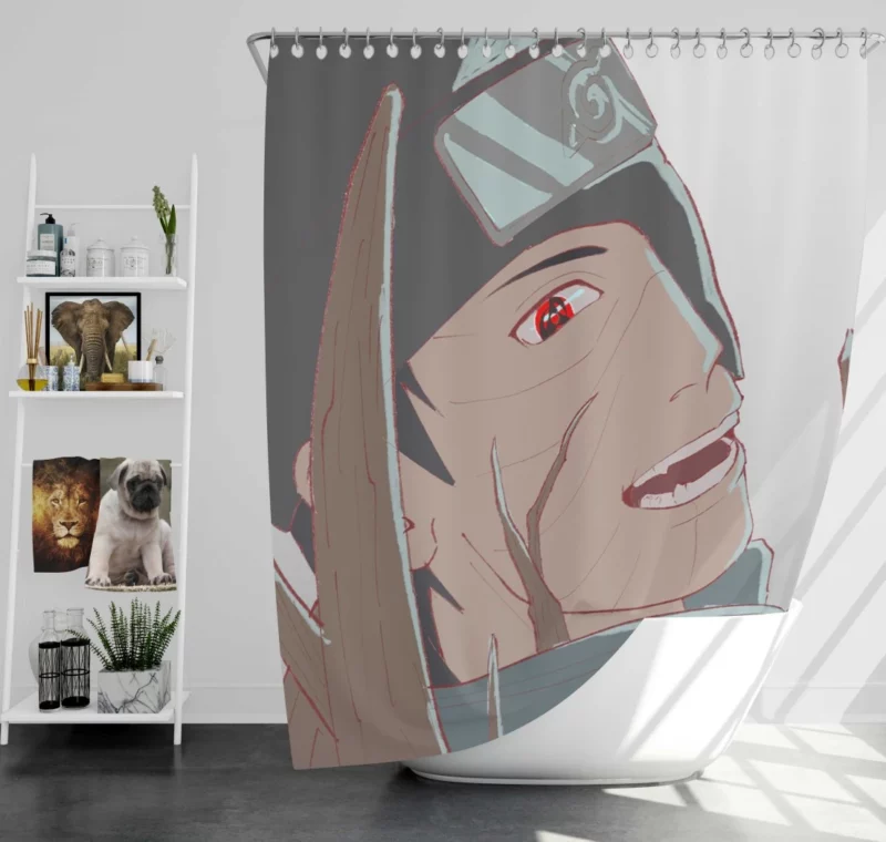 Obito Uchiha Legacy Redemption Anime Shower Curtain