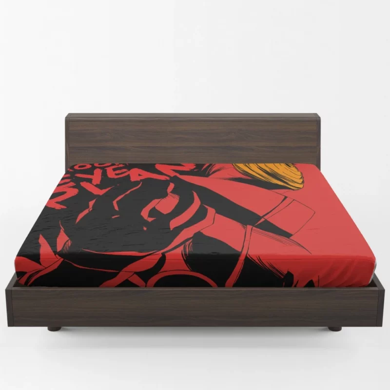 Obito Uchiha Moonlit Eye Anime Fitted Sheet 1