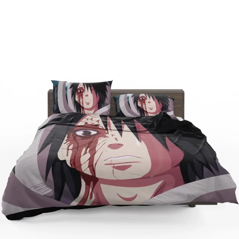 Obito Uchiha Shadowed Past Anime Bedding Set