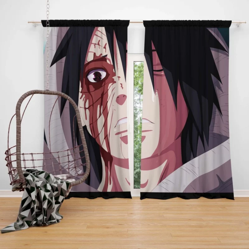 Obito Uchiha Shadowed Past Anime Curtain