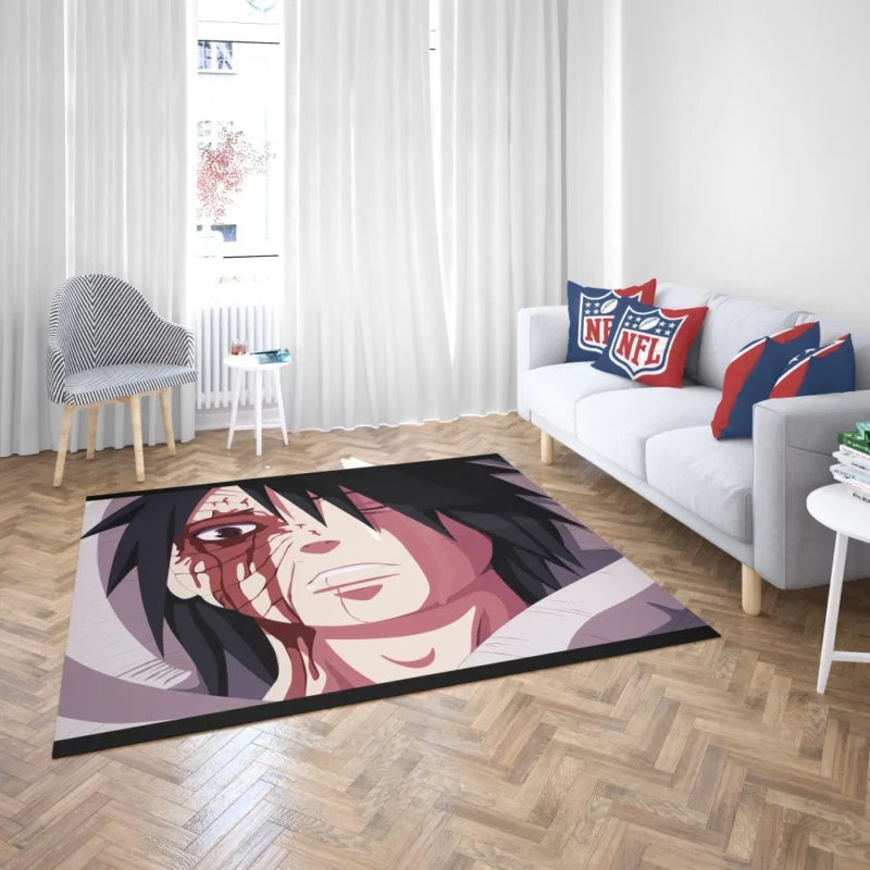 Obito Uchiha Shadowed Past Anime Rug 2