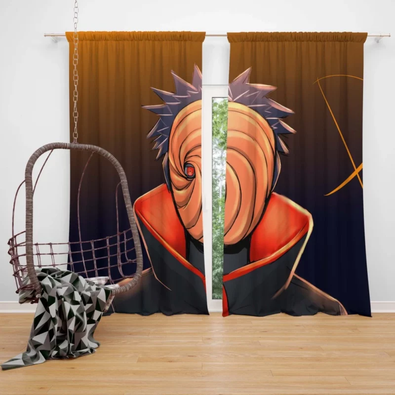 Obito Uchiha Shadows of Regret Anime Curtain